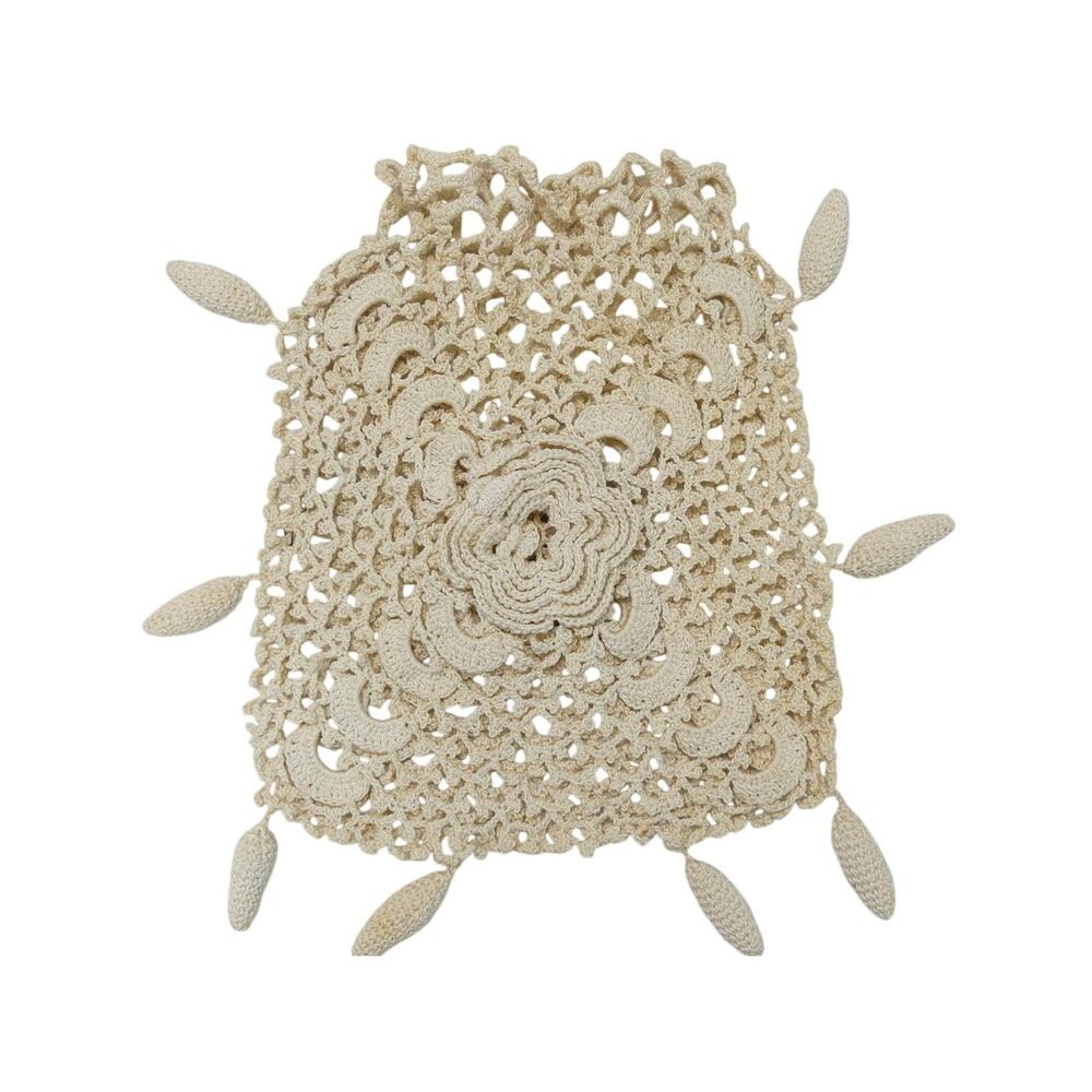Vintage Crochet Reticule Bag